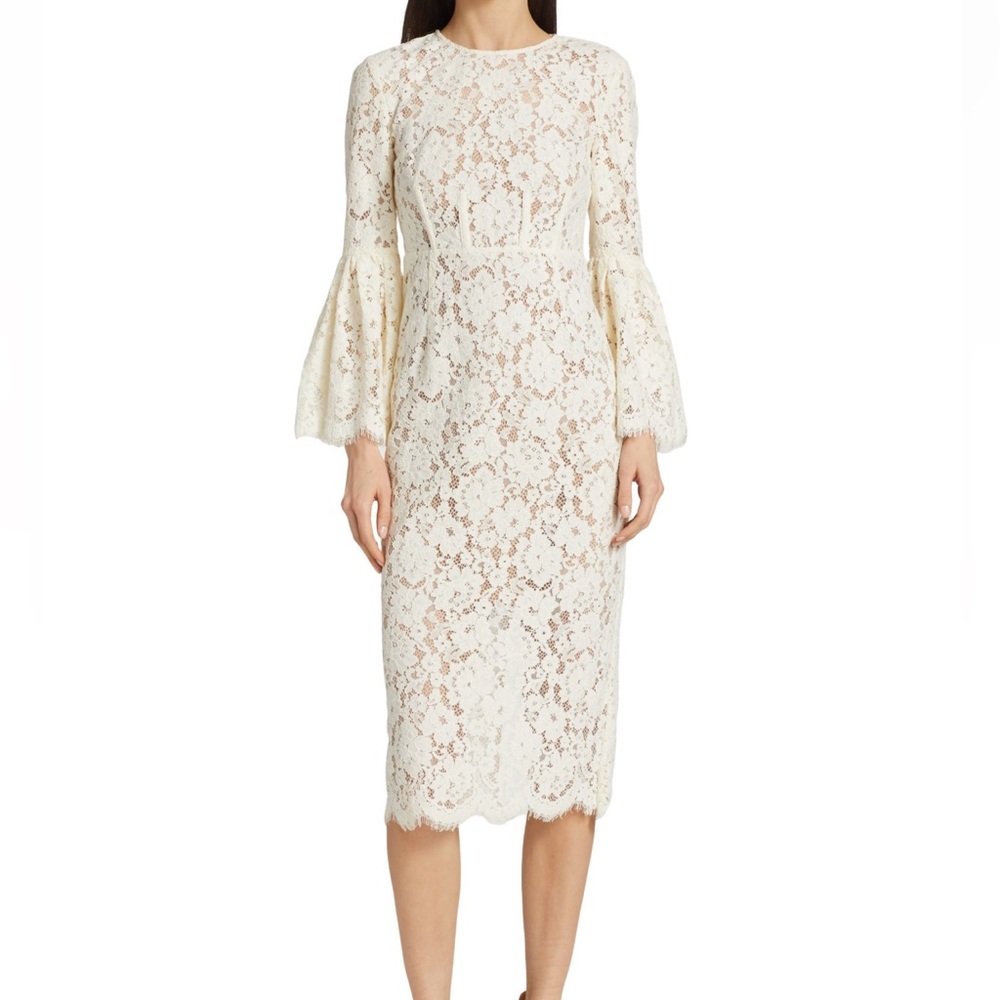 Self-Portrait lace midi dress (6) NWT
